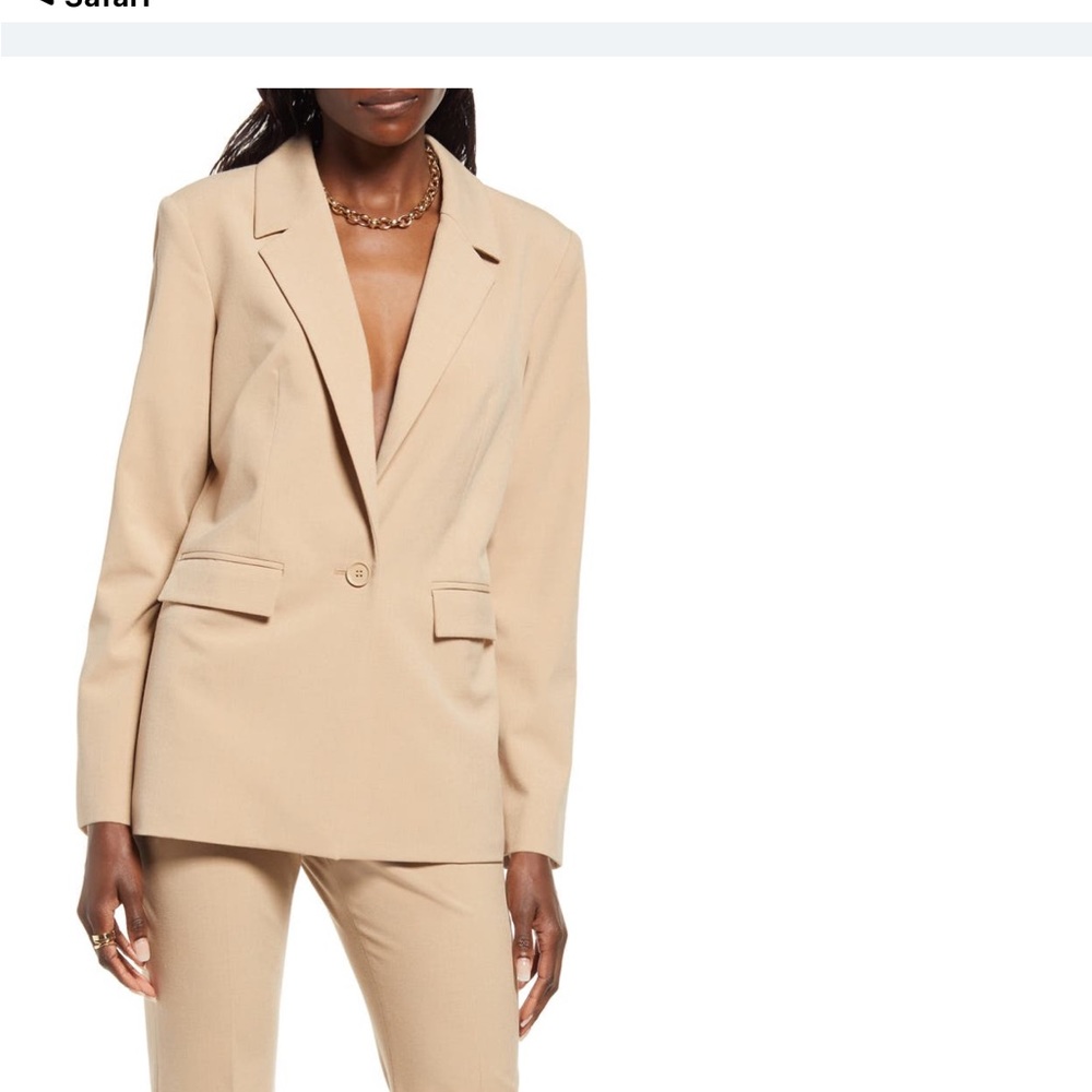 Nordstrom Open Edit Fitted Blazer